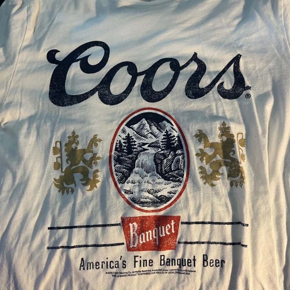 Coors Banquet Graphic Tee Mens XL